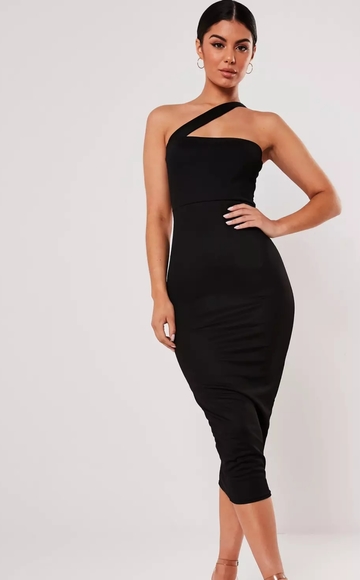 Missguided Dresses & Skirts - NWT Black Strap Midi Dress US Size 0 UK Size 4